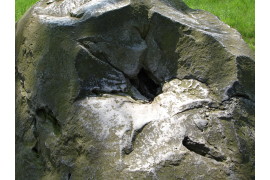 Sprengloch des Grosteingrabes bei Stenum